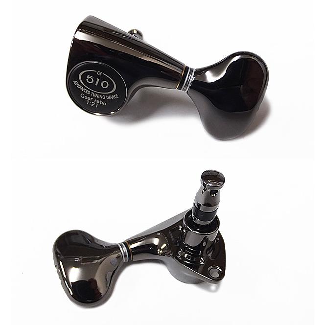 ゴトー ギター ペグ GOTOH SGV510Z L5 CK(コスモブラック) L3R3 両側 6