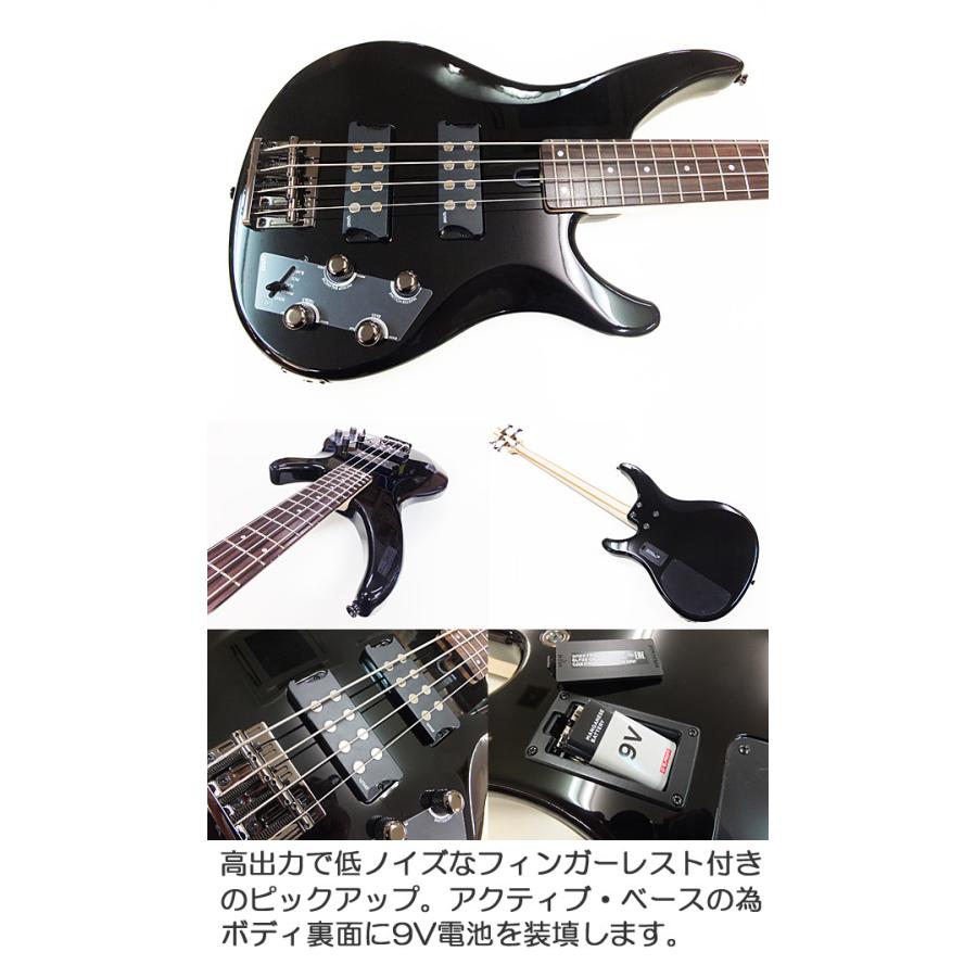 YAMAHA ベース TRBX304 BK  初心者 入門セット13点 ヤマハ エレキベースの画像