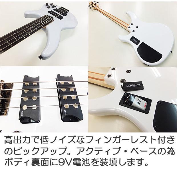 YAMAHA ヤマハ ベース TRBX304 エレキベース 初心者 入門 7点 ライトベーシック セット【ベース初心者】の画像