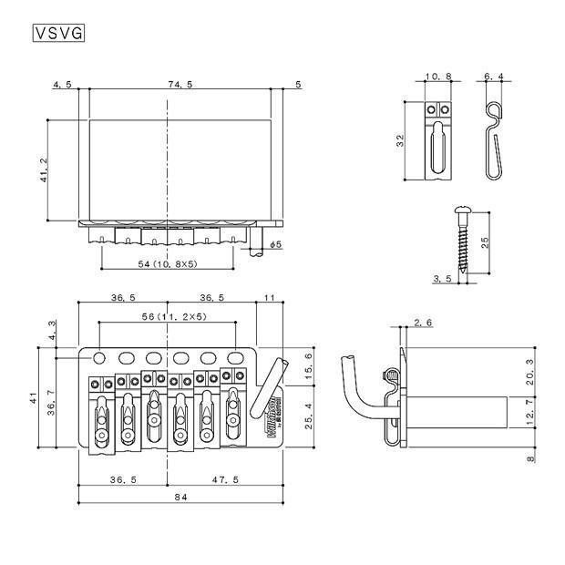 Wilkinson by GOTOH VSVG N Nickel ウイルキンソン トレモロシステム