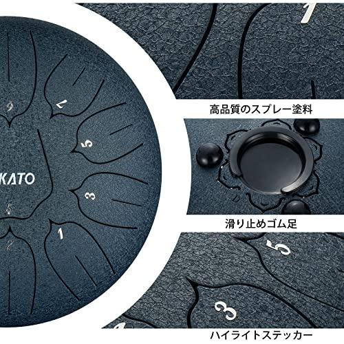 スリットドラム スチールタングドラム 11音 10インチ LEKATO