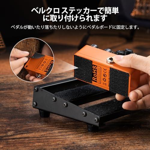ギターペダルボード 電源内蔵ペダルボード 19x5.1x1.8インチ 1.8ポンド