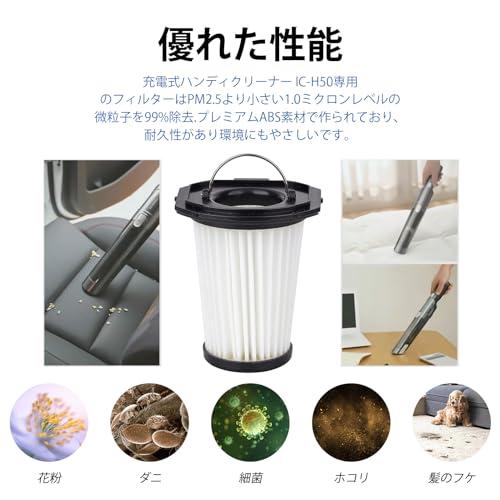 IC-H50-B フィルター IC-H50 HEPAフィルター ハンディクリーナー IC
