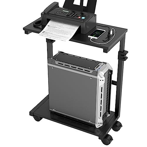 昇降式デスク パソコンラック HUASUN(ミノリの恵) PC パソコンラック 昇降式 L字デスク スタンダード