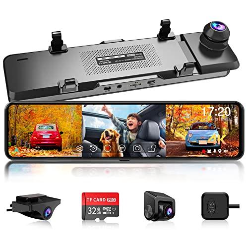 JADO ドライブレコーダー ミラー型 4K 高画质 Amazon | JADOドライブレコーダー ミラー型 4K録画 ドラレコ 後