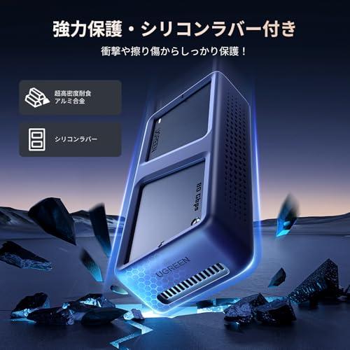 UGREEN M.2 SSD 外付けケース 80Gbps 超高速 ケース Thunderbolt5/4