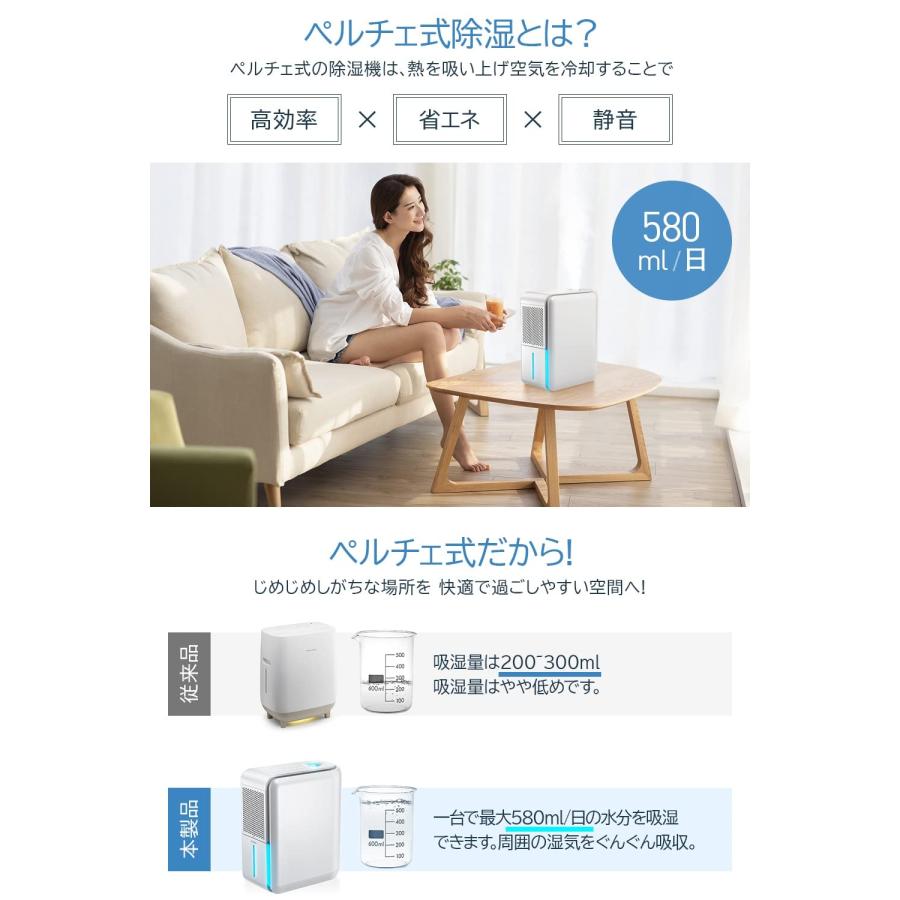 除湿機 小型 加湿空気清浄機 除湿・加湿・空気清浄3in1 除加湿空気清浄