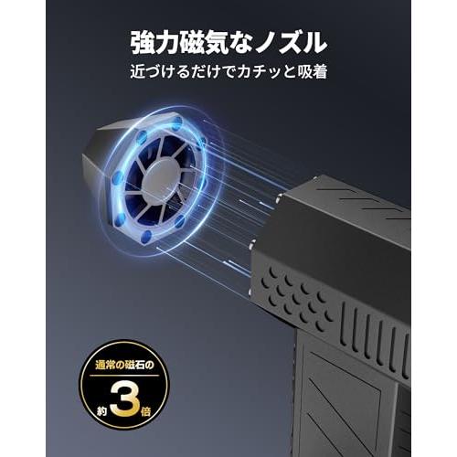 KOJIHOMU エアダスター ブロワー 洗車 超小型で爆風 電動エアダスター