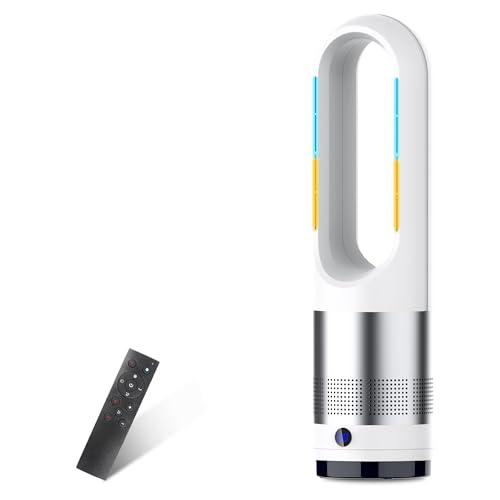 2025最新型タワーファン 扇風機 セラミックヒーター冷暖両用羽根なし タワーファン 扇風機 セラミックヒーター【2025最新型＆冷暖両用＆羽根