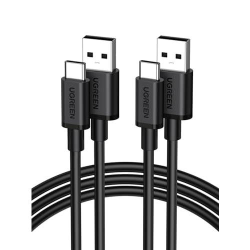 UGREEN 2本 USB Type C ケーブル A to 充電ケーブル 18W QC3.0 3A 急速