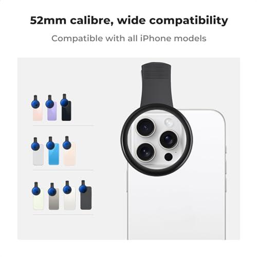 K&F Concept スマホレンズ NDフィルター+アダプターリング キット for