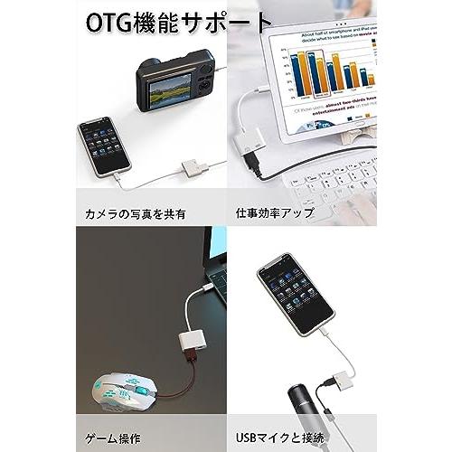 2023新モデル タイプc USB 変換アダプタ 2in1 Type-C カメラ
