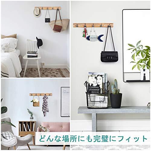 Love-KANKEI 壁掛けフック コート 掛け ウォールハンガー 帽子掛け