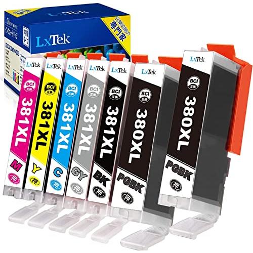 LxTek BCI-381XL BCI-380XL 互換インクカートリッジ Canon用 インク