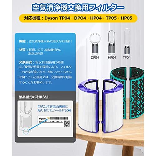 ダイソン DP04 TP04 HP04 HP05 TP05 用 フィルター 空気清浄機