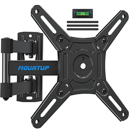 MOUNTUP テレビ壁掛け金具 回転式 モニターアーム 軽量 10〜43インチ