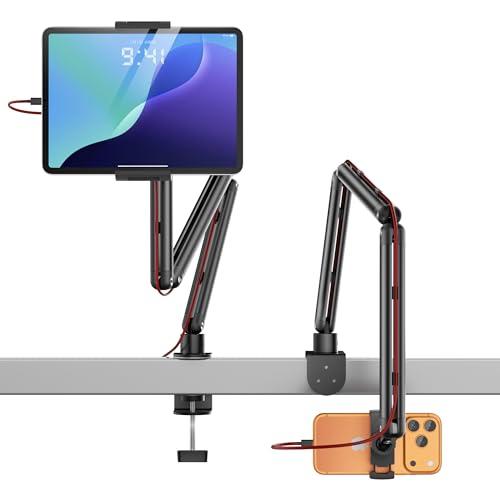 KUUVAN タブレット スタンド iPad アーム 寝ながら アルミ製 8関節 4.7