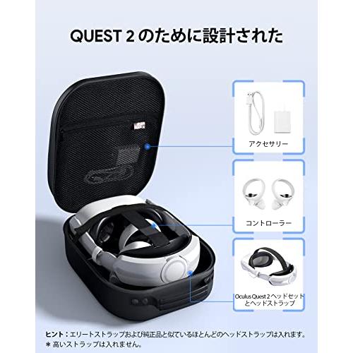 AUBIKA Meta Quest 3/Oculus 2/1/Pro用小型ハード収納ケース Pico 4 
