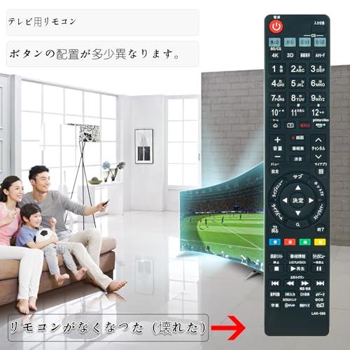 PerFascin 代用リモコン Fits for LG 液晶テレビ AKB73756566