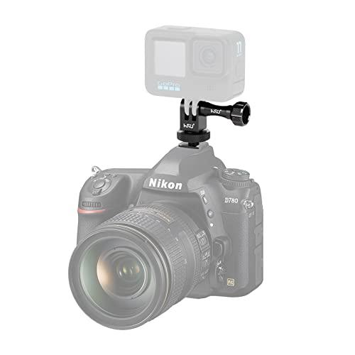 HSU アルミ ホットシューマウントアダプター 1/4穴付き 三脚マウント