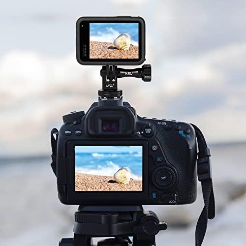 HSU アルミ ホットシューマウントアダプター 1/4穴付き 三脚マウント