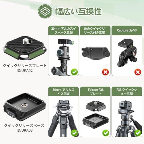 Ulanzi Uka用クイックリリースセット F38プレート対応 カメラ
