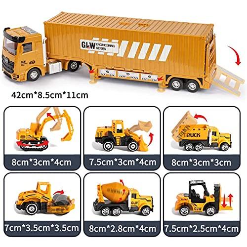 Carecoly 建設車両 作業車セット 建設工事 DIYカー エンジニアリング