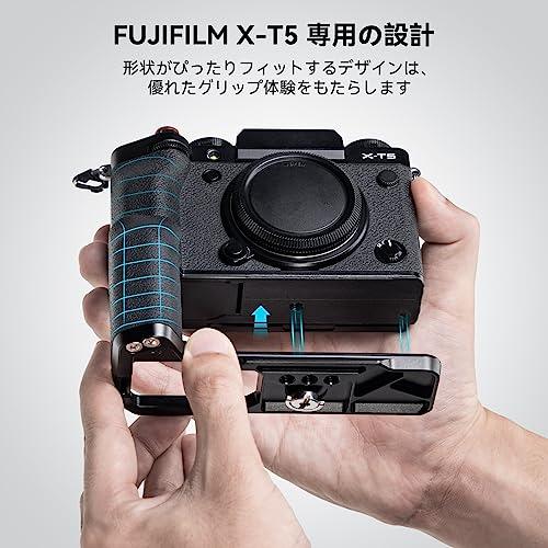 SmallRig FUJIFILM X-T5用L型グリップ+バッテリー3個 SmallRig X-T5 用L型グリップ(ブラック) FUJIFILM 対応 4260