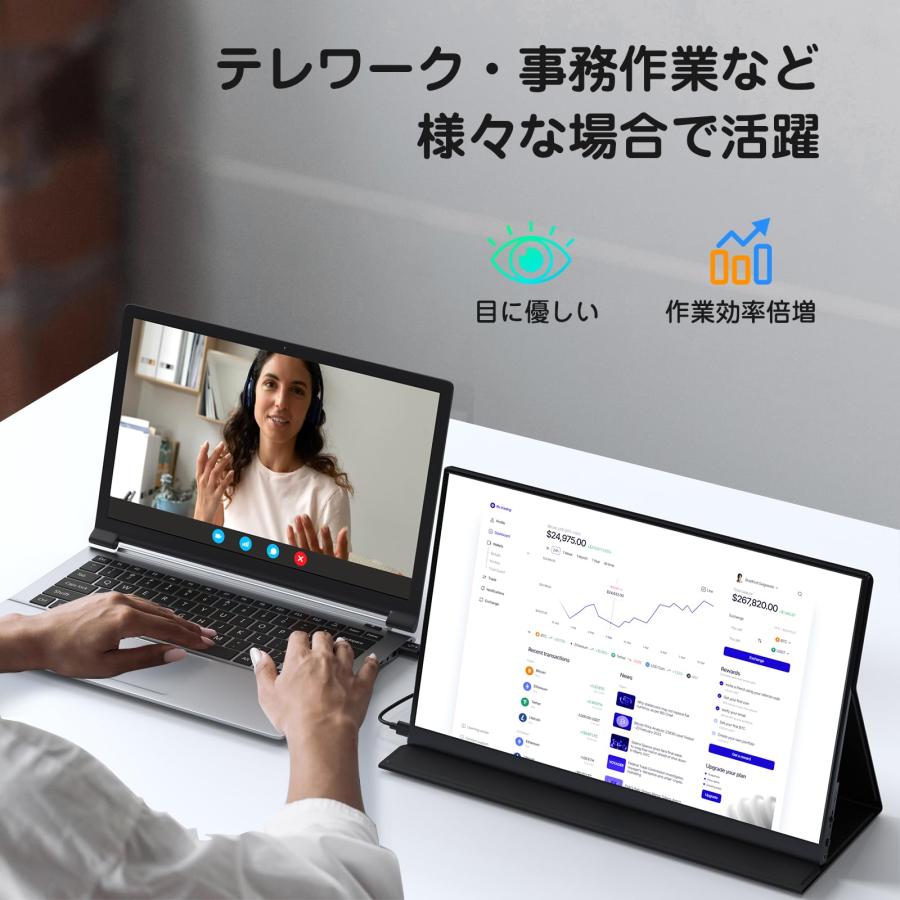 Pornitor モバイルモニター 15.6インチ 1920x1080FHD モバイルディスプレイ ポータブルモニター IPS液晶パネル 持ち運 : えびすストア - 通販 - Yahoo!ショッピング Pornitor モバイルモニター 15.6インチ 1920x1080FHD モバイルディスプレイ ポータブルモニター IPS液晶パネル 持ち運 : えびすストア - 通販 - Yahoo!ショッピング