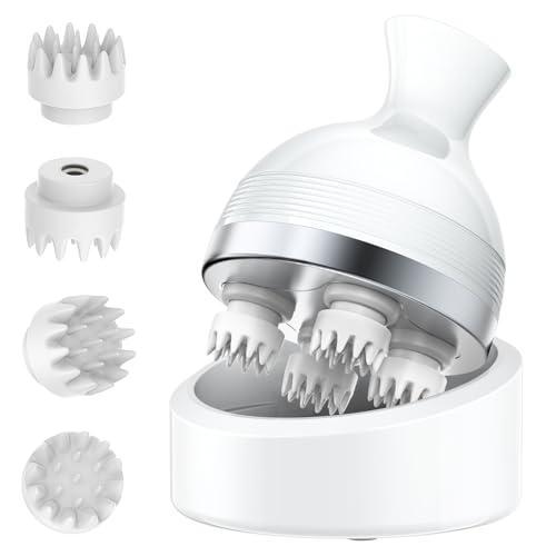 頭皮ケア 電動頭皮ブラシ ヘッドスパ 乾湿両用 3D振動 頭皮ブラシ 回転