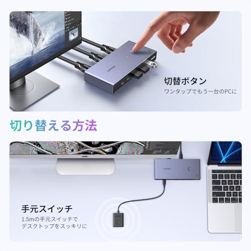 UGREEN KVM切替器 2入力1出力 KVM 切り替え器 4K@60Hz Amazon.co.jp: UGREEN HDMI KVM切替器 2入力1出力 キーボード