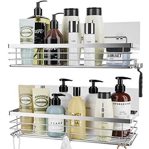 Orimade 浴室用ラック 強力粘着固定 お風呂の壁に ステンレス シャワー