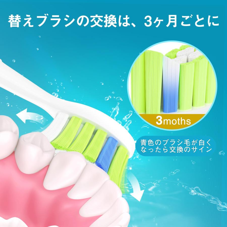 Dealswin 電動歯ブラシ 替えブラシ フィリップス ソニッケアー 用 の