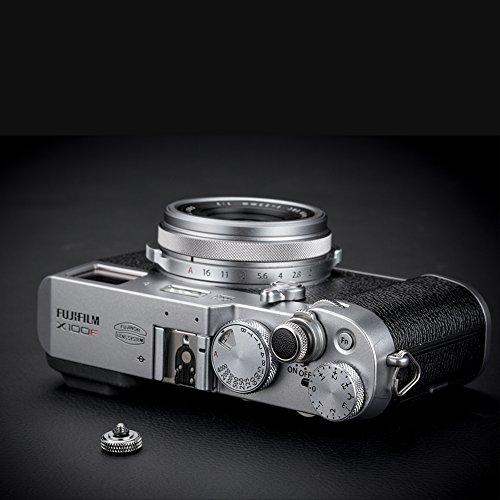 ソフトレリーズ シャッターボタン グレー + ブラック Fuji Fujifilm X