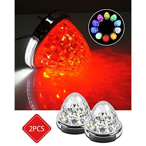☆ Cartist LED サイドマーカーランプ 路肩灯 ット レッド 434 Cartist LED サイドマーカーランプ 路肩灯 両面発光 トラック専用 2023