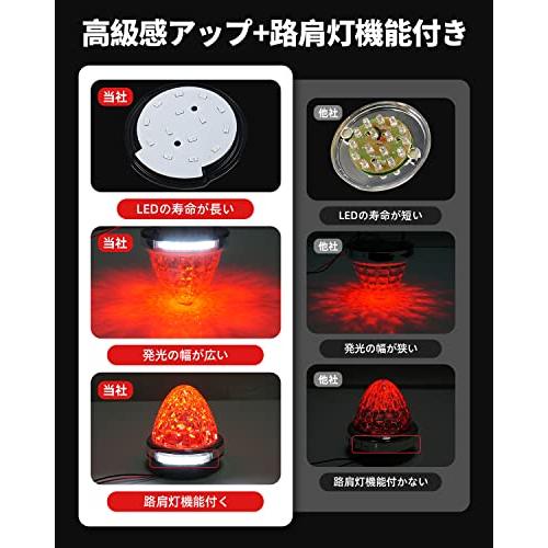 Cartist LED サイドマーカーランプ 路肩灯 両面発光 トラック専用 2023