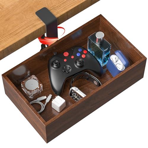 JONGJONG テーブル下収納ラック 360度回転 デスク下引き出し 机下収納