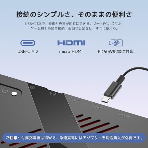 AOC 15.6インチ　モバイルモニター AOC モバイルモニター15.6インチ1920*1080モバイルディスプレイIPS液晶