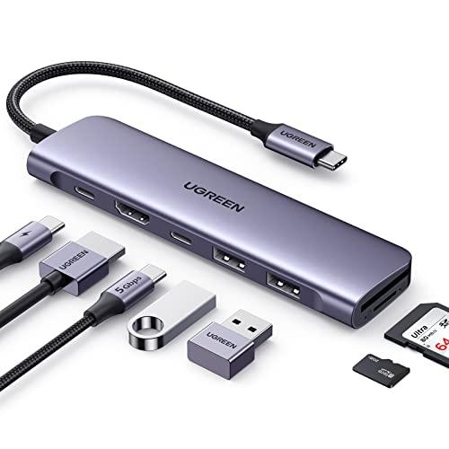 UGREEN Revodok 1071 USB-Cハブ 7-IN-1 USB ハブ Type-C PD100W急速