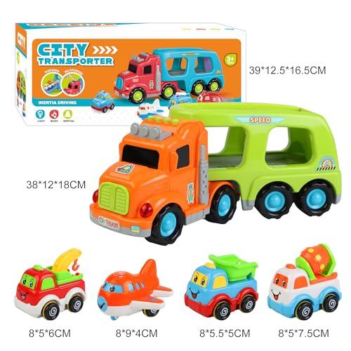 Popgaga 車 おもちゃ 建設車両セット トラック ミニカー 1 2 3 4 5 6