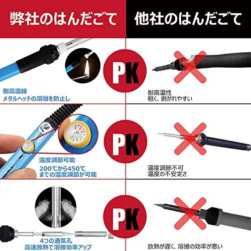 Manelord はんだごて 昇級版 セット 20-in-1 温度調節可(200〜450