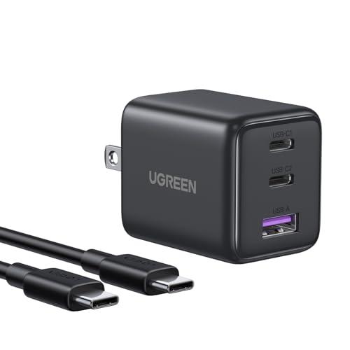UGREEN 充電器 type-c 30W (2*USB-C+1*USB-A) PSE技術基準適合/PD3.0