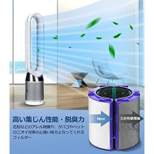 ダイソン 空気清浄 Dyson HP04 TP04 DP04 HP05 TP05 用 空気清浄機能付