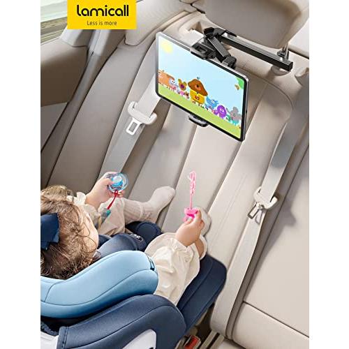 2023新登場 Lamicall 伸縮アーム 後部座席 タブレット ホルダー
