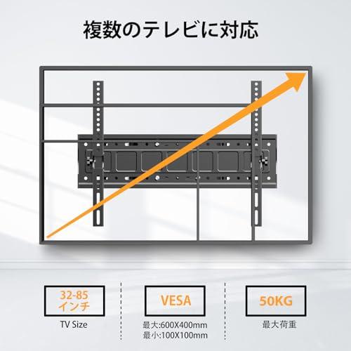 ORMGZIN テレビ壁掛け金具アーム式 32-85インチ LED液晶/モニター対応