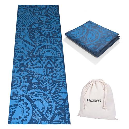 PROIRON ヨガマット 折りたたみ 折畳み ストレッチマット 折り畳みヨガマット コンパクト トラベルヨガマット トレーニングマット 折り