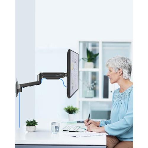 MOUNTUP PCモニターアーム 壁掛け 液晶ディスプレイアーム ガス