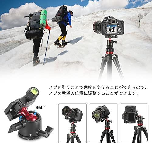 SmallRig 自由雲台 360度回転可 アルミ製 アルカスイスプレート 3/8-1