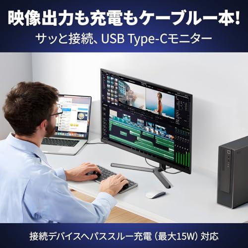 cocopar モニター 27インチ 4K USB Type-C HDMI2.1(TMDS)×2 DP 95%DCI