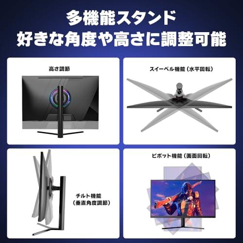 cocopar モニター 27インチ 4K USB Type-C HDMI2.1(TMDS)×2 DP 95%DCI